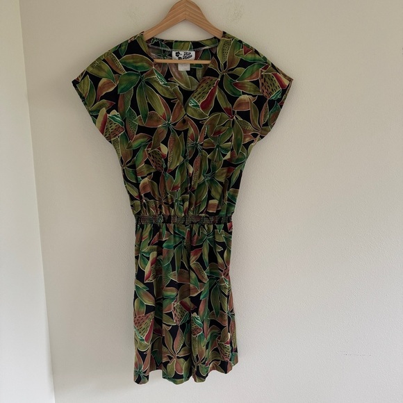 Vintage Hilo Hattie Hawaiian Print Romper 100% Cotton L - Picture 4 of 13